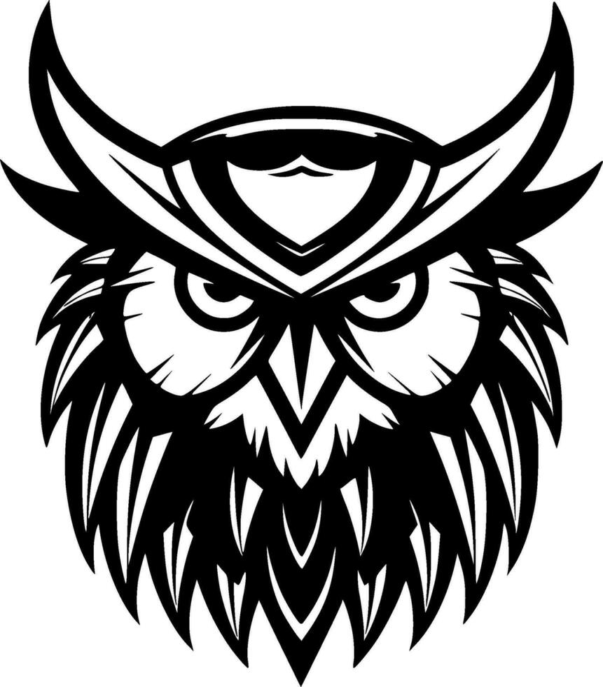 hibou - haute qualité vecteur logo - vecteur illustration idéal pour T-shirt graphique