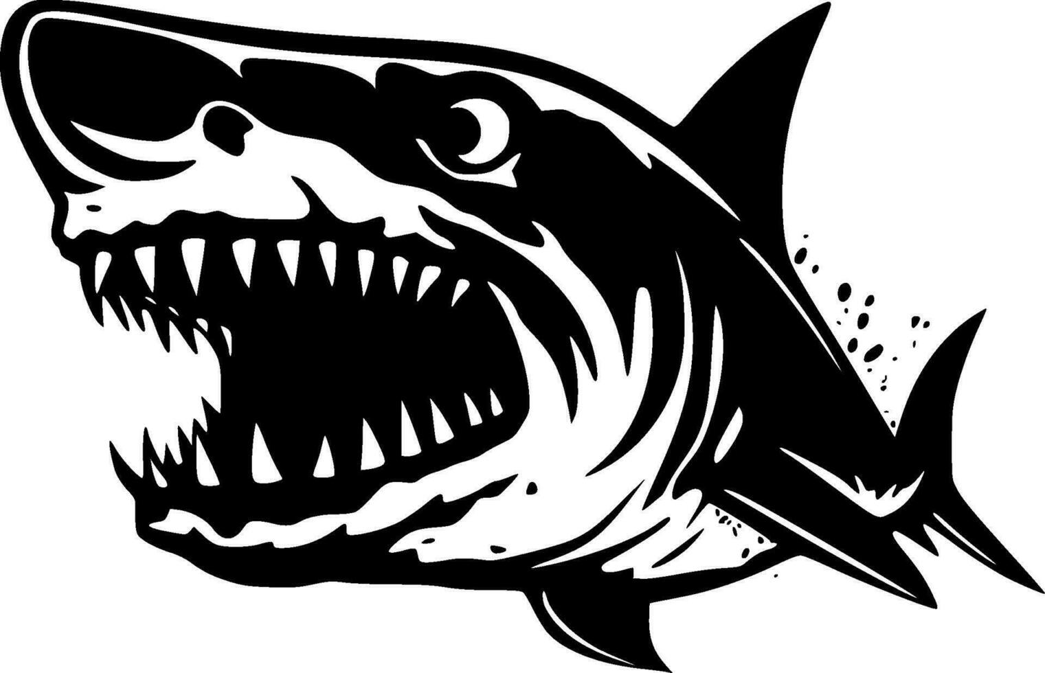 requin - haute qualité vecteur logo - vecteur illustration idéal pour T-shirt graphique