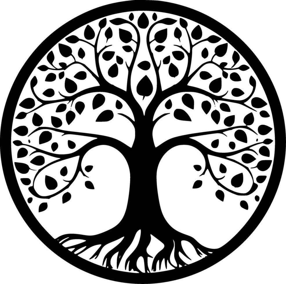 arbre - haute qualité vecteur logo - vecteur illustration idéal pour T-shirt graphique