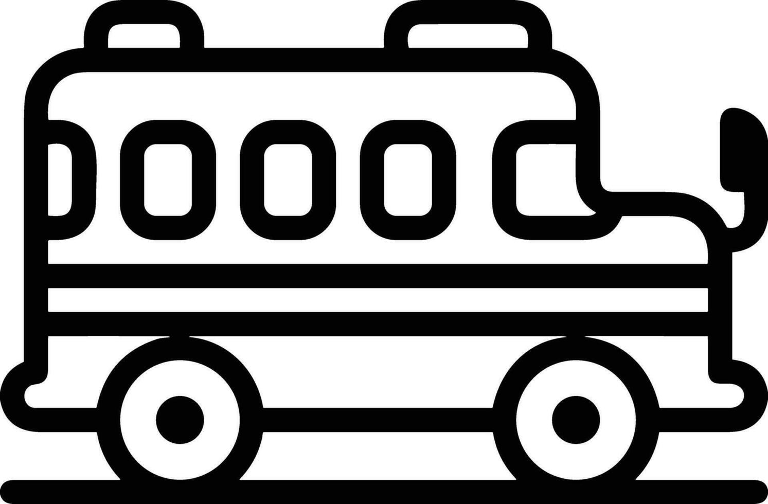 autobus transport symbole icône vecteur image. illustration de le silhouette autobus transport Publique Voyage conception image. eps dix