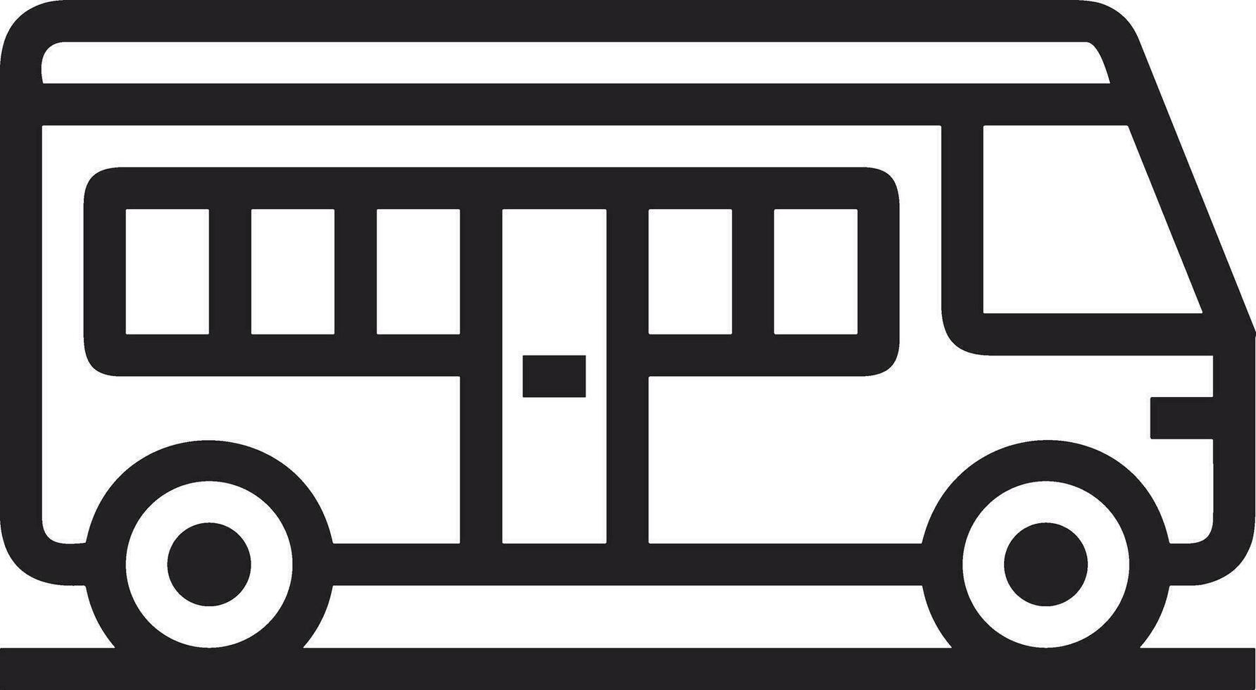 autobus transport symbole icône vecteur image. illustration de le silhouette autobus transport Publique Voyage conception image. eps dix