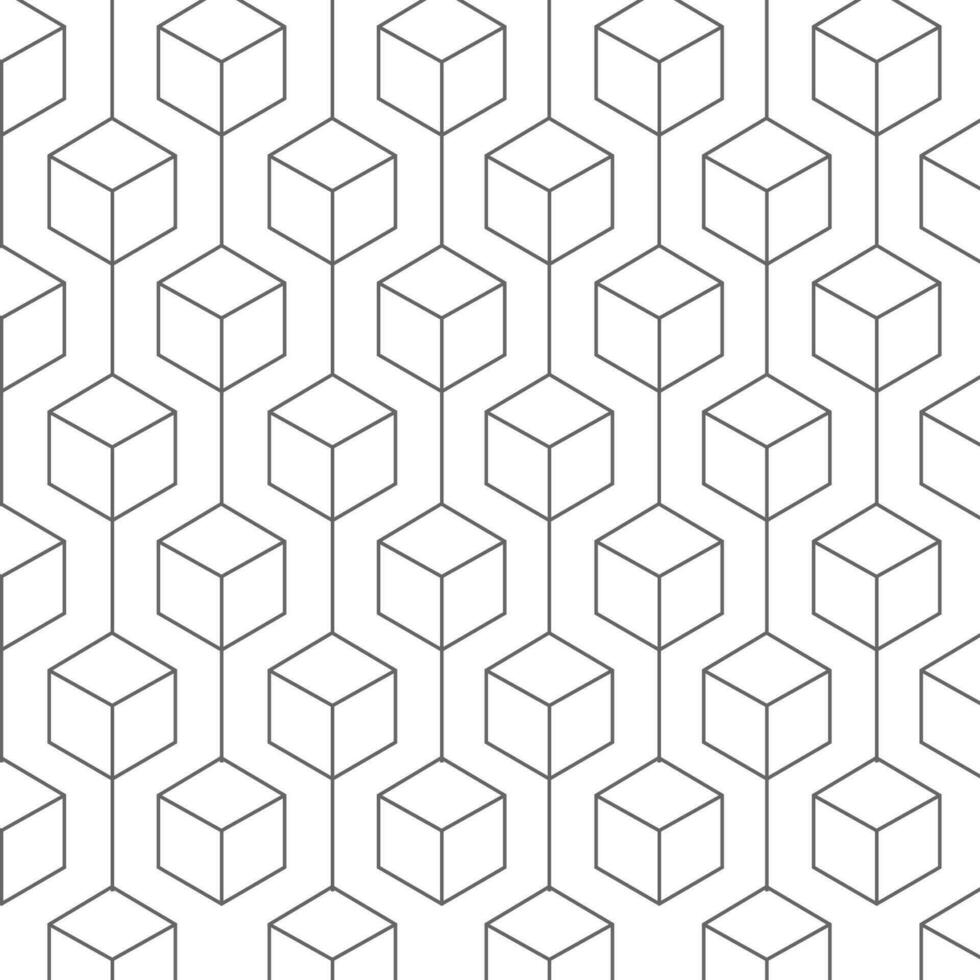 vecteur sans couture modèle répéter géométrique hexagones Contexte