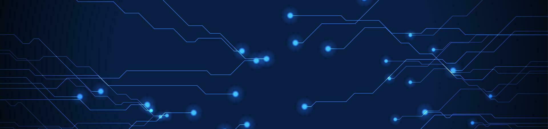 abstrait néon bleu technologie circuit planche lignes Contexte vecteur