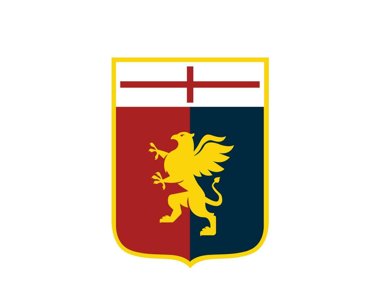 Gênes club symbole logo série une Football calcio Italie abstrait conception vecteur illustration