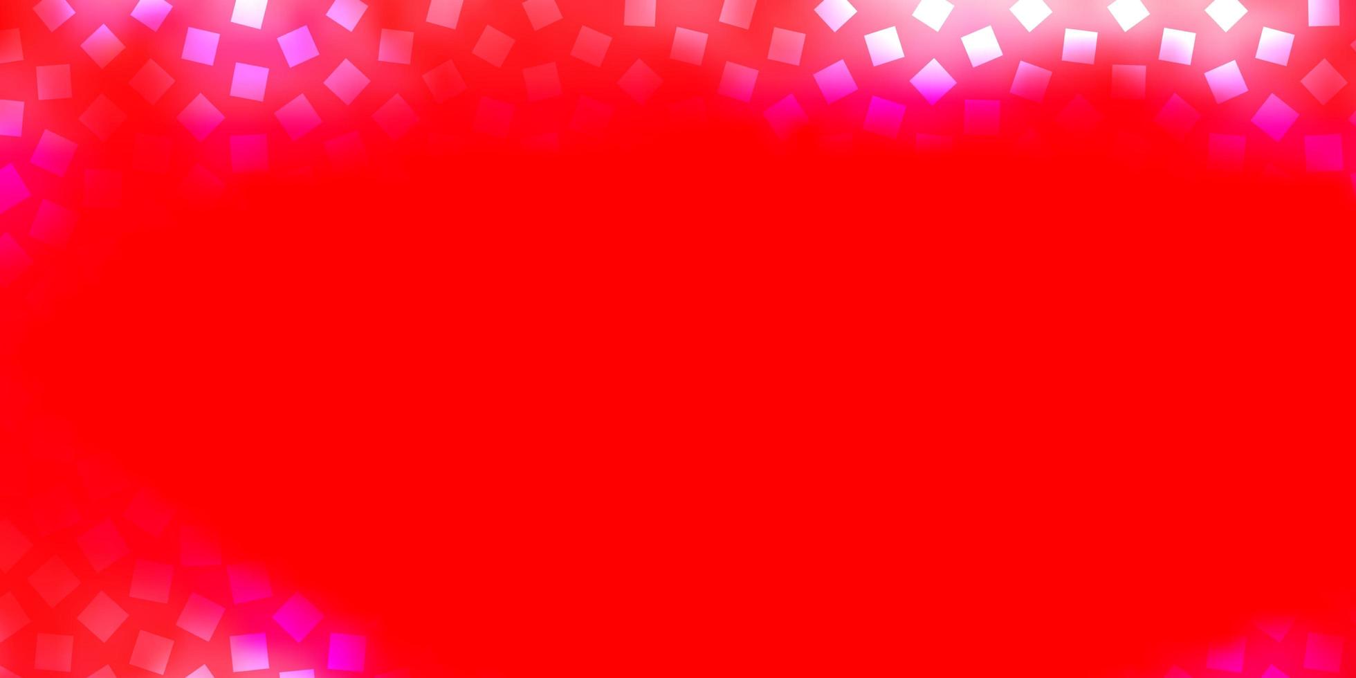toile de fond de vecteur rouge clair avec des rectangles. rectangles avec dégradé coloré sur fond abstrait. modèle pour téléphones portables.