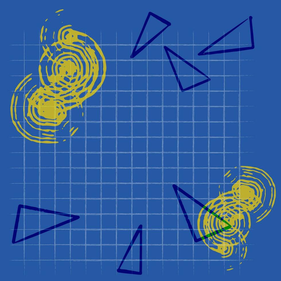 risographe conception. géométrique et abstrait objets avec ris impression effet. vecteur. vecteur