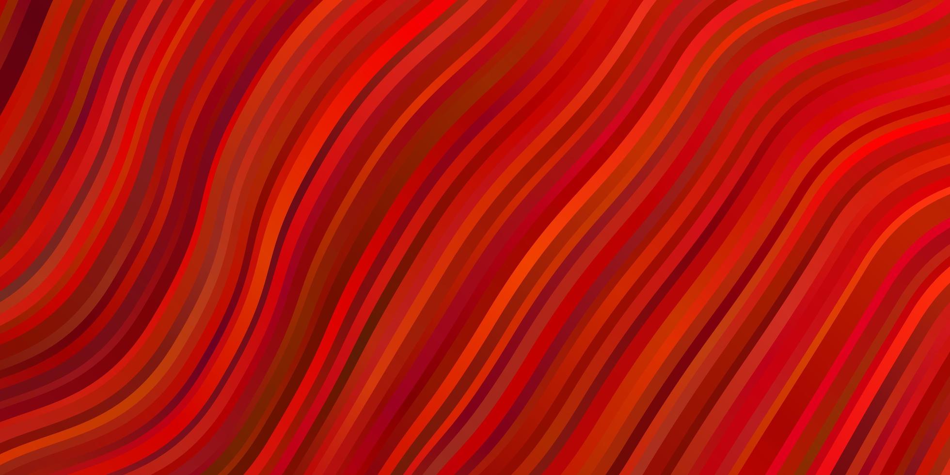 fond de vecteur rouge clair avec des lignes. illustration en demi-teinte avec des courbes de dégradé. modèle pour livrets d'affaires, dépliants