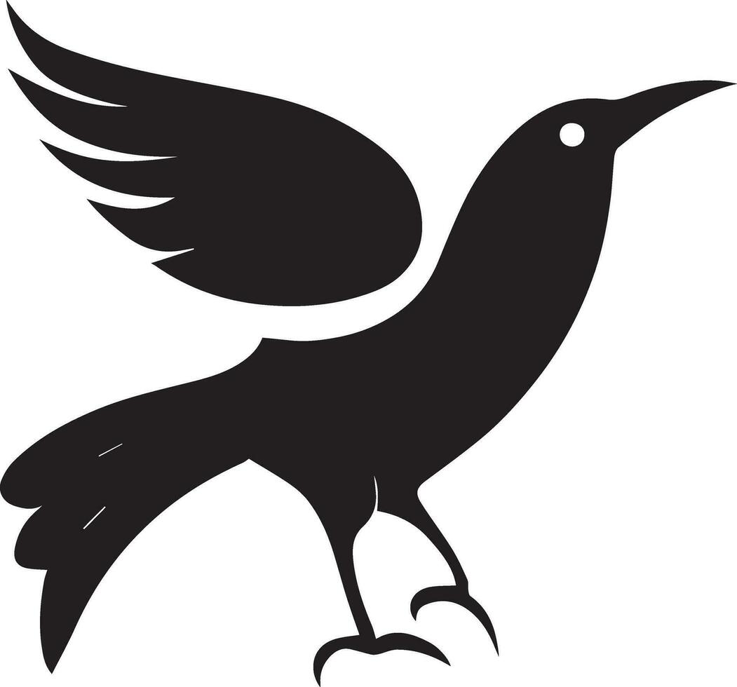 oiseau logo concept vecteur silhouette illustration