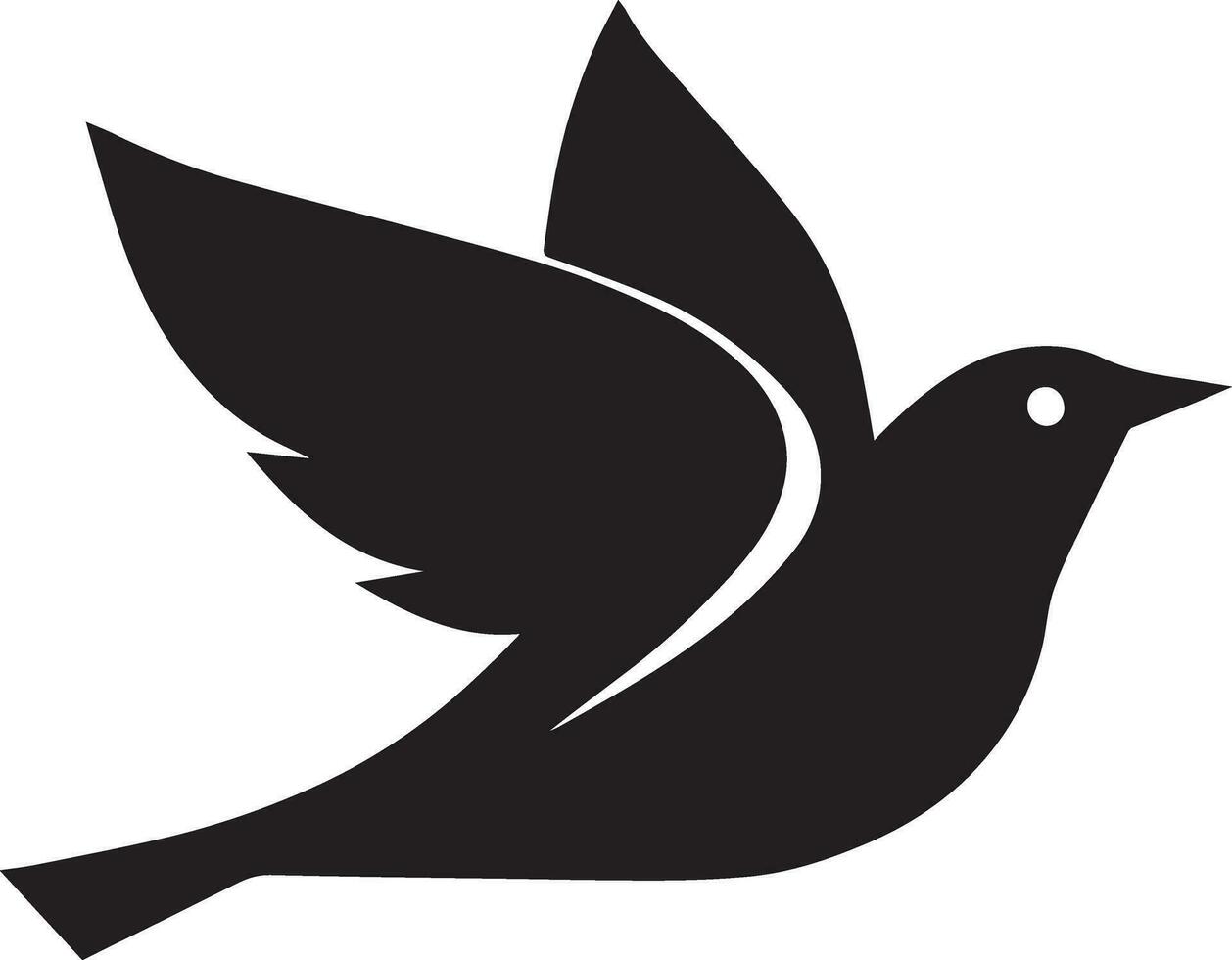 oiseau logo concept vecteur silhouette illustration