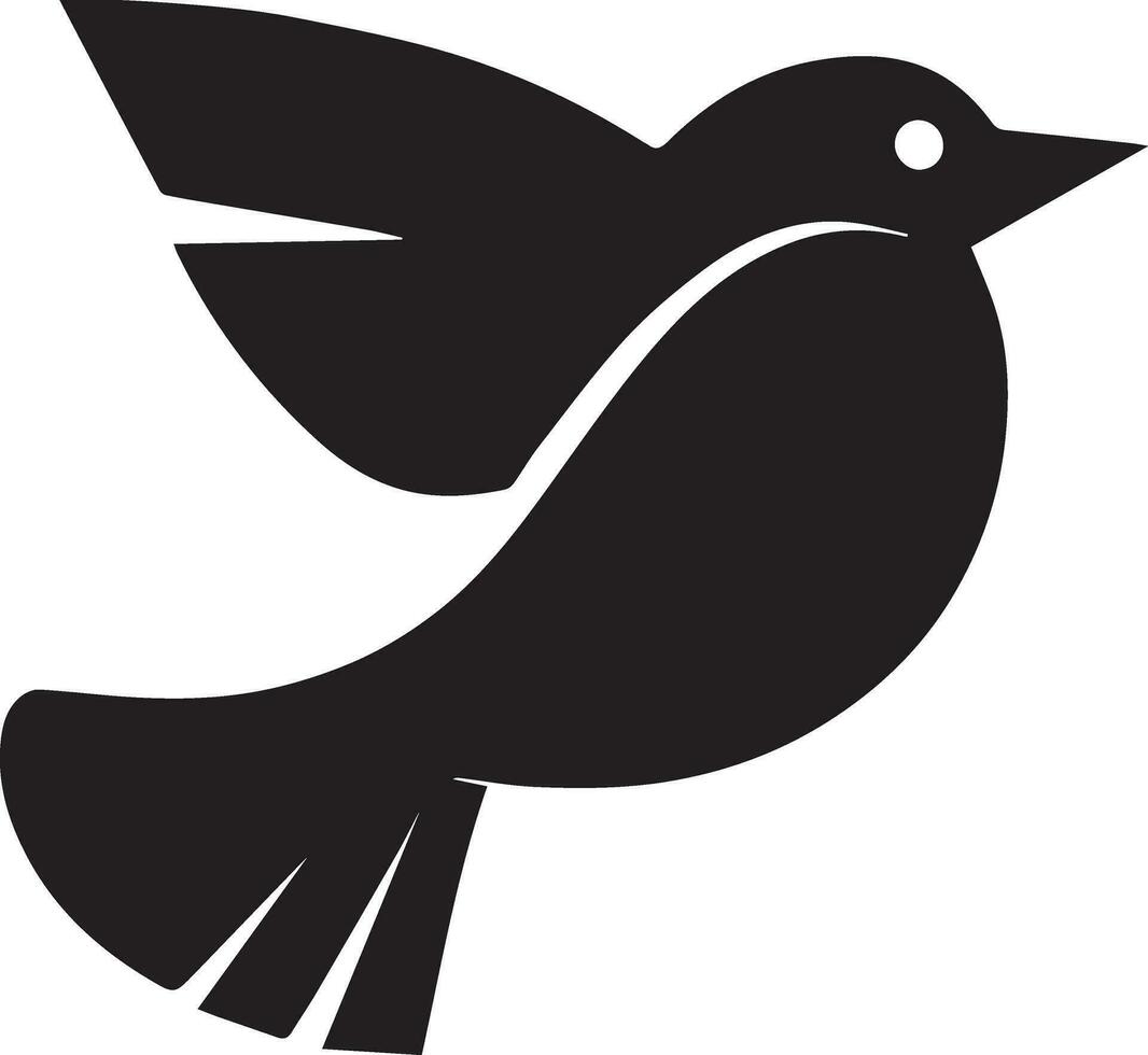 oiseau logo concept vecteur silhouette illustration