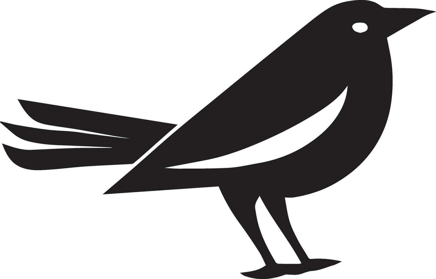 oiseau logo concept vecteur silhouette illustration