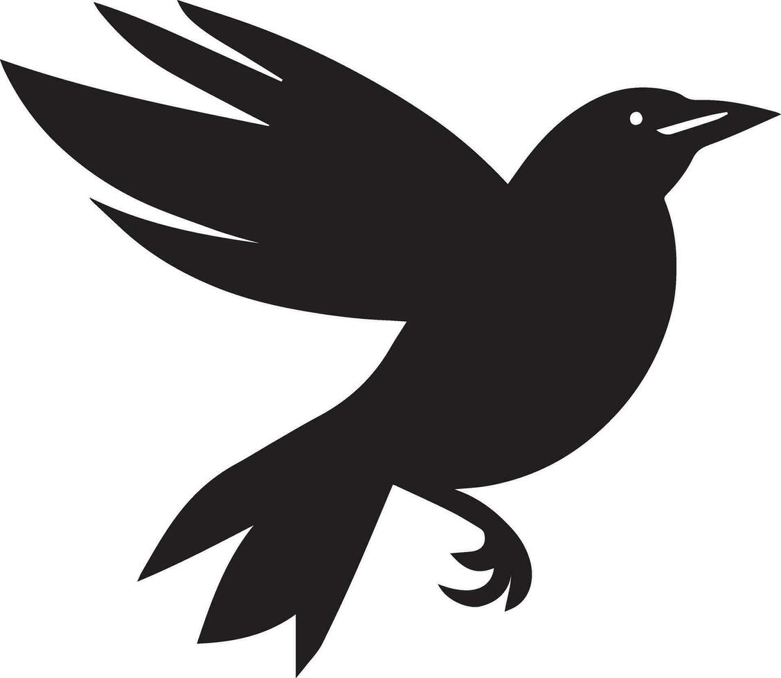 oiseau logo concept vecteur silhouette illustration