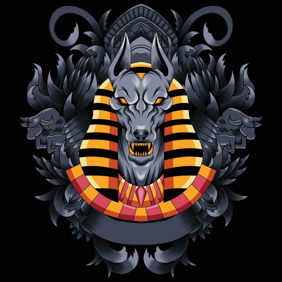 anubis vecteur illustration