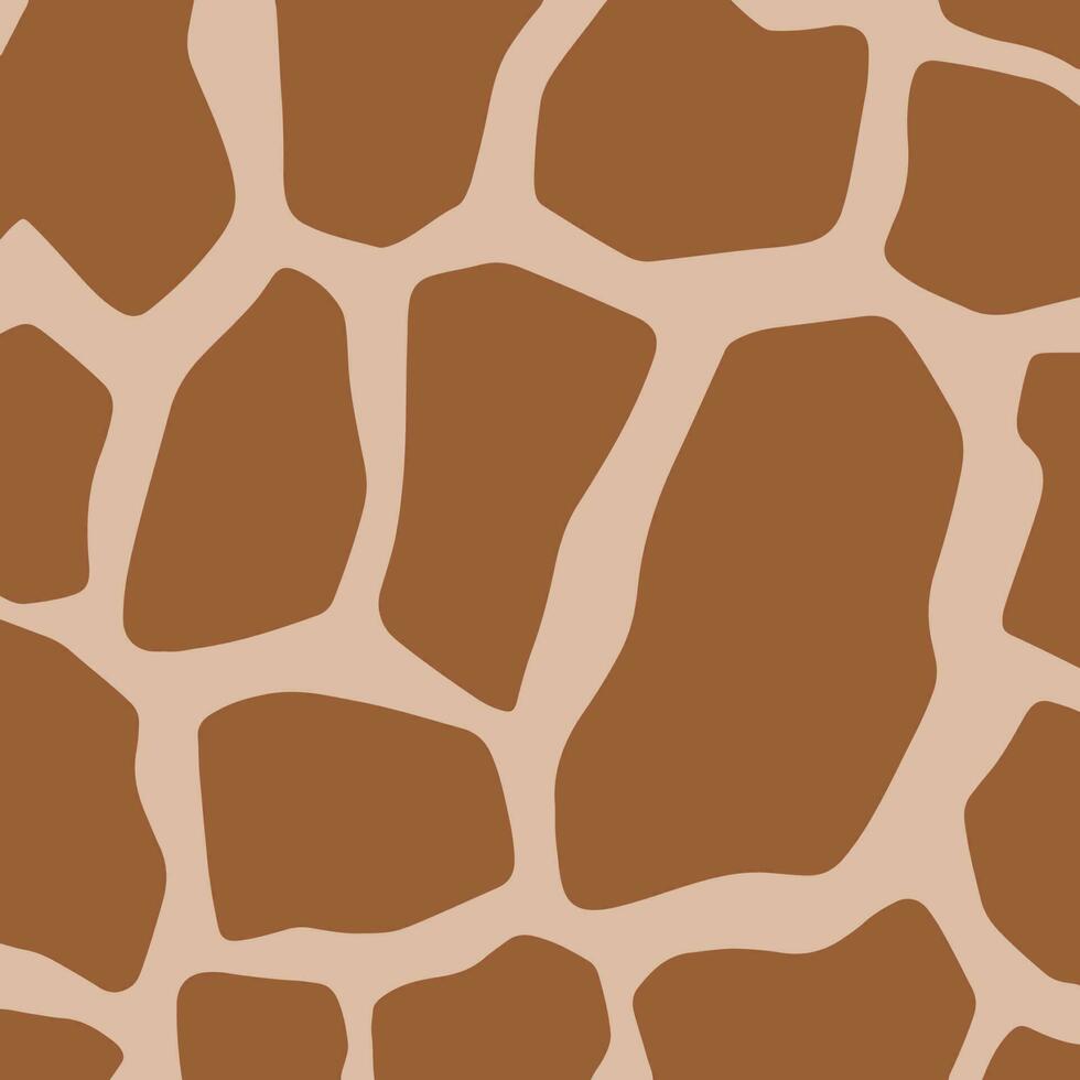 girafe modèle Contexte. abstrait sauvage animal peau impression conception. plat vecteur illustration.