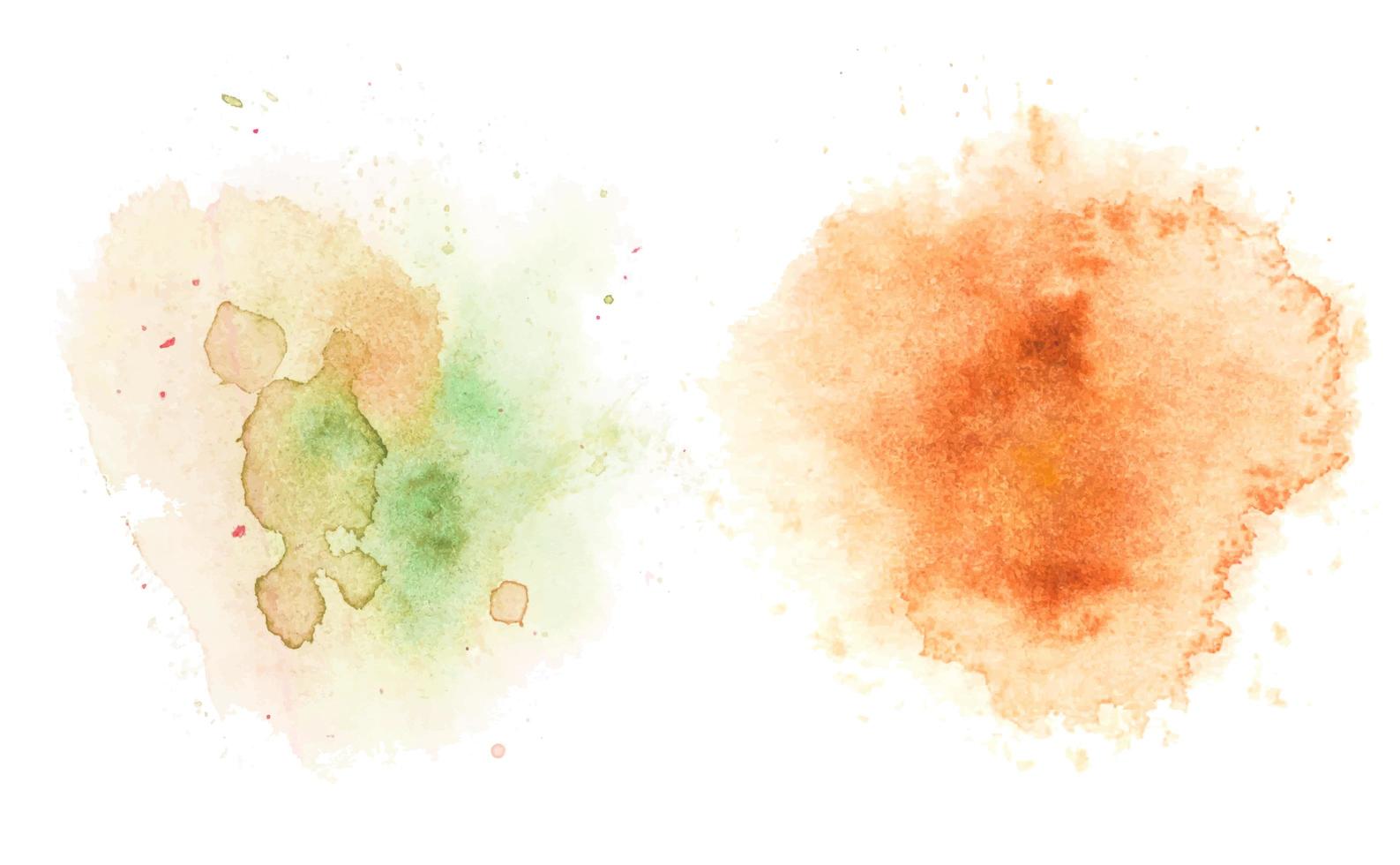 taches d'aquarelle, fond aquarelle abstrait. illustration vectorielle. vecteur