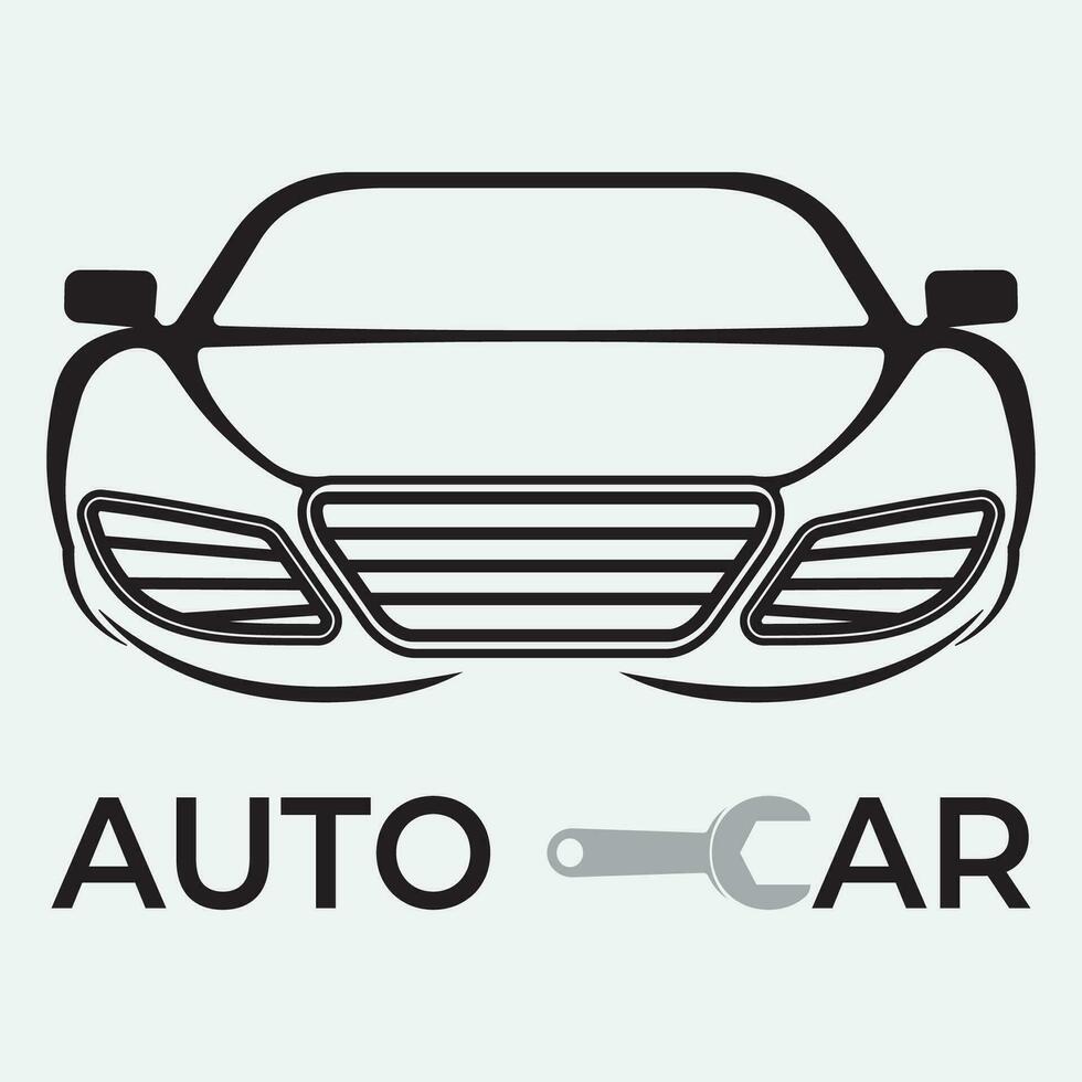 vecteur de modèle de logo de voiture automatique