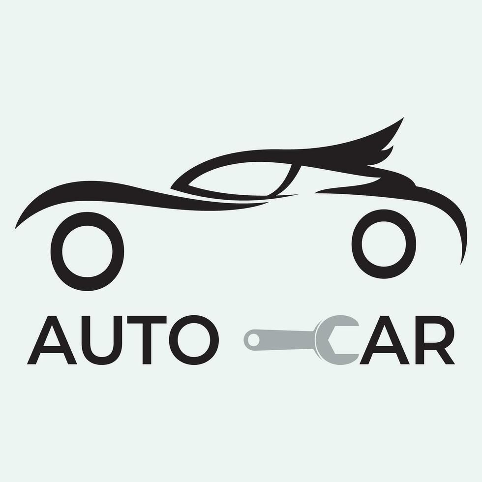 vecteur de modèle de logo de voiture automatique