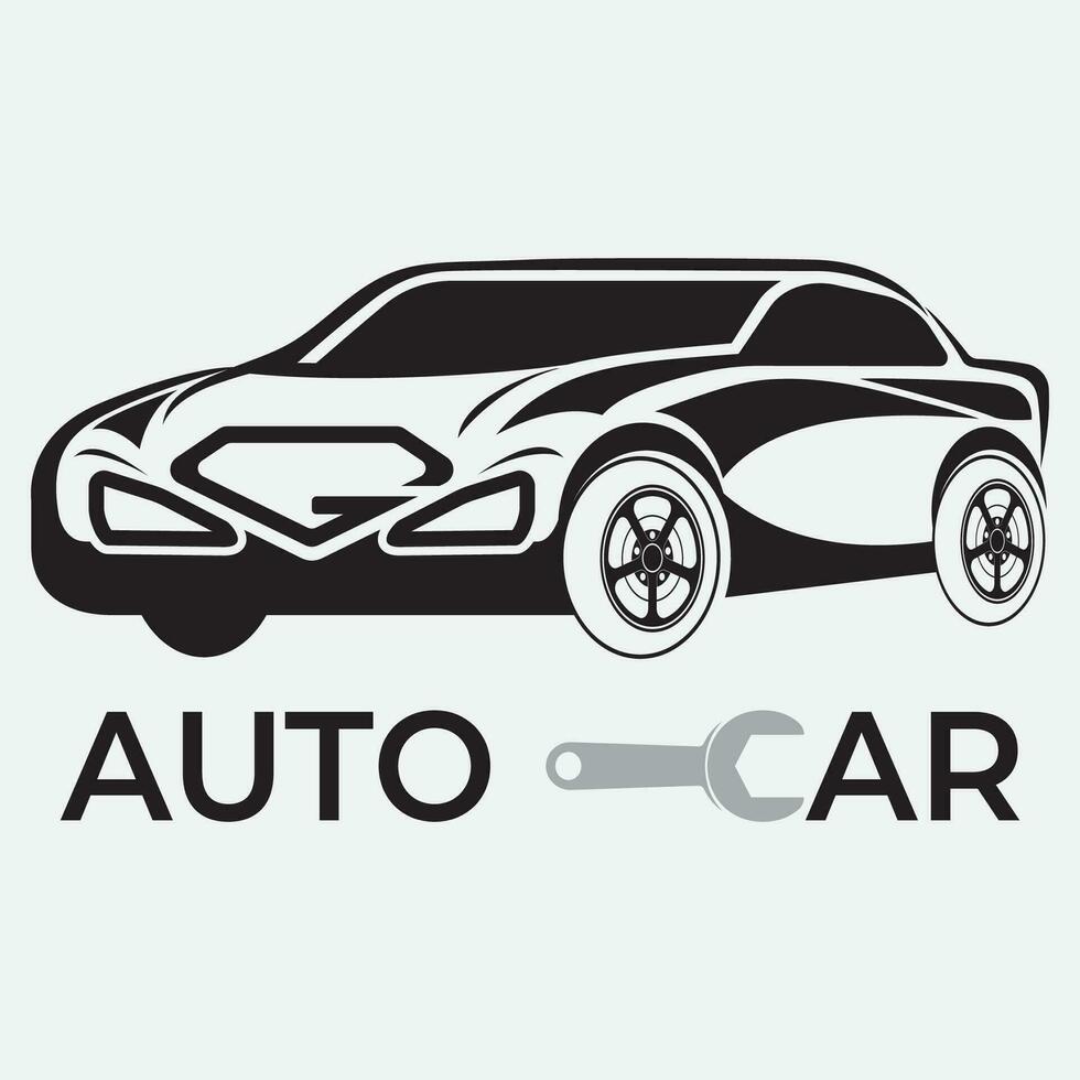 vecteur de modèle de logo de voiture automatique