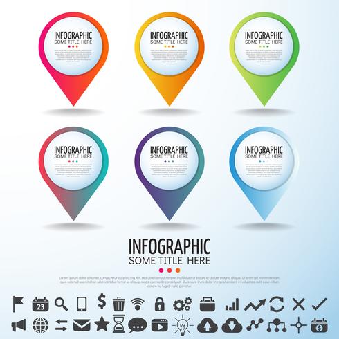 modèle de conception infographie vecteur