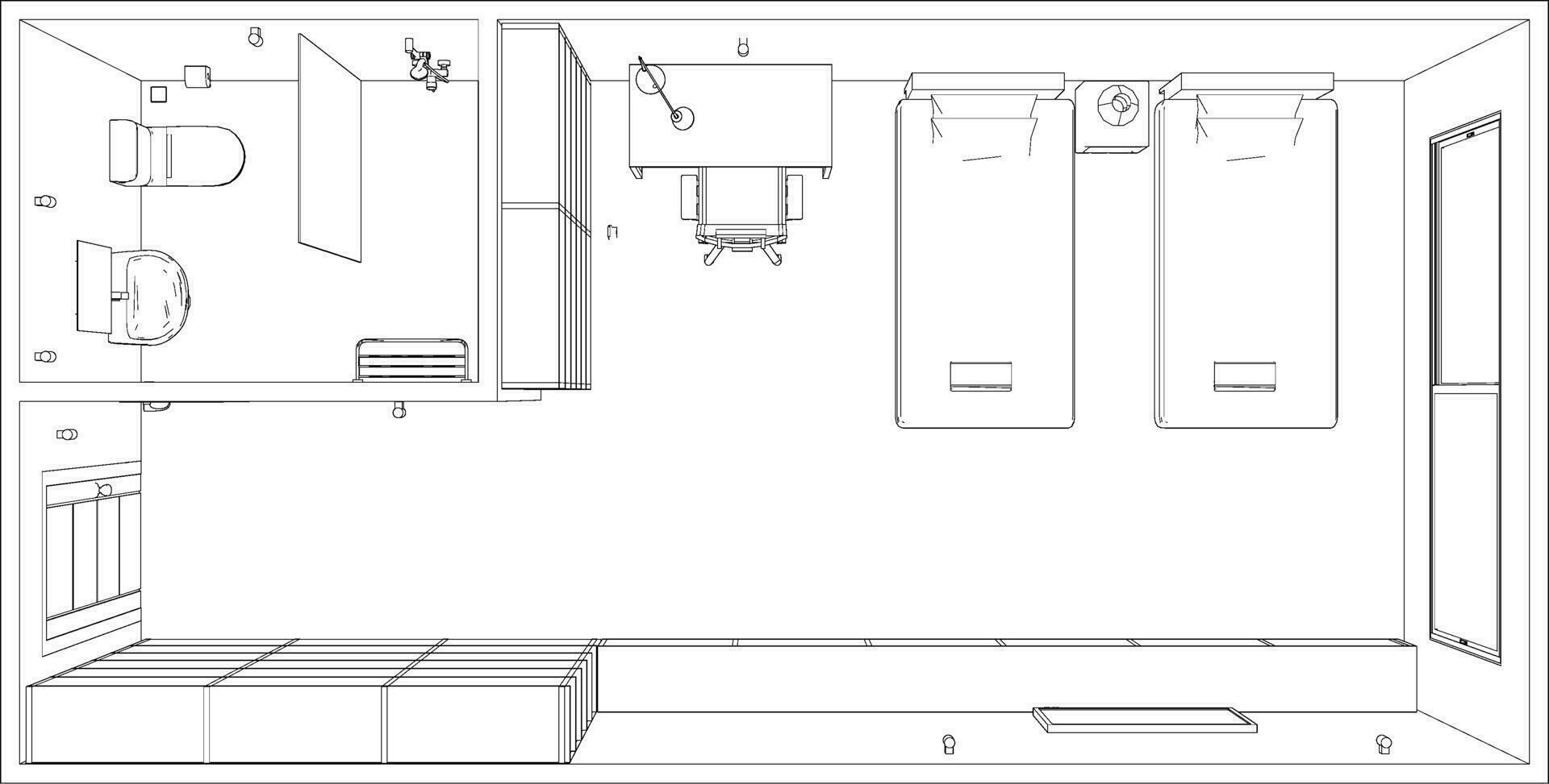 3d illustration de Résidentiel projet vecteur