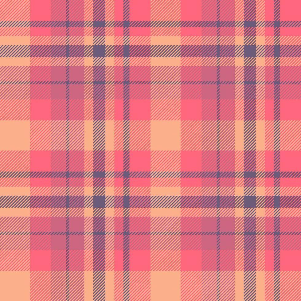 sans couture plaid tartan de modèle vecteur Contexte avec une vérifier texture textile tissu.