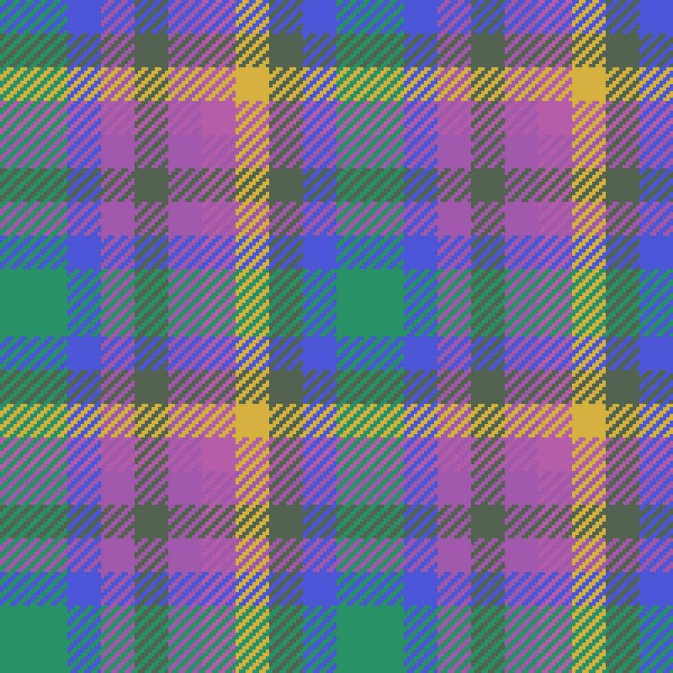 modèle textile plaid de vecteur tartan en tissu avec une vérifier sans couture Contexte texture.