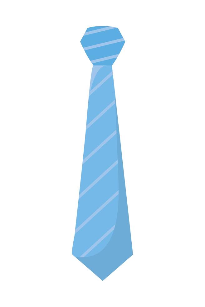 icône de cravate bleue vecteur