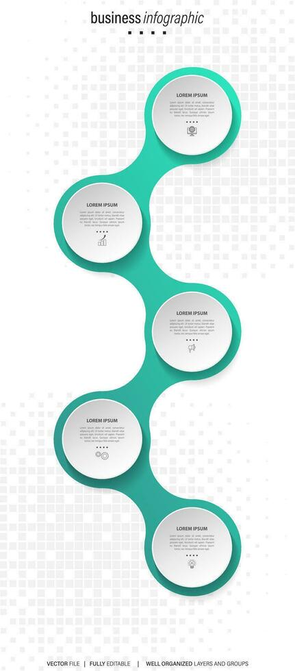 Créatif concept pour infographie avec 4 pas, choix, les pièces ou processus. affaires Les données visualisation. vecteur