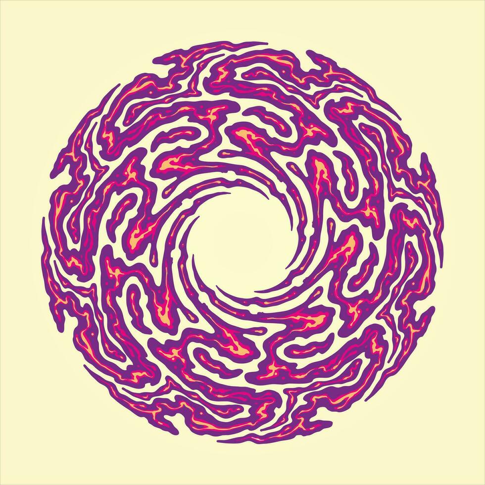 spirale abstrait Contexte texture vecteur