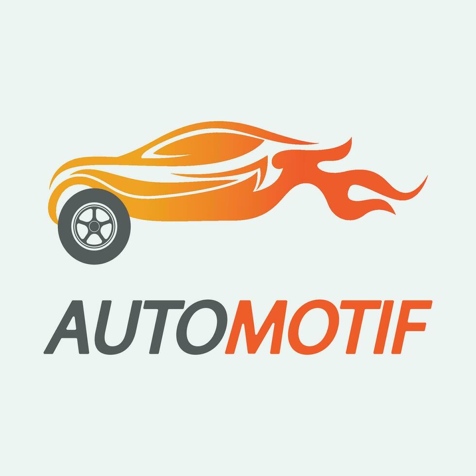 vecteur de modèle de logo de voiture automatique