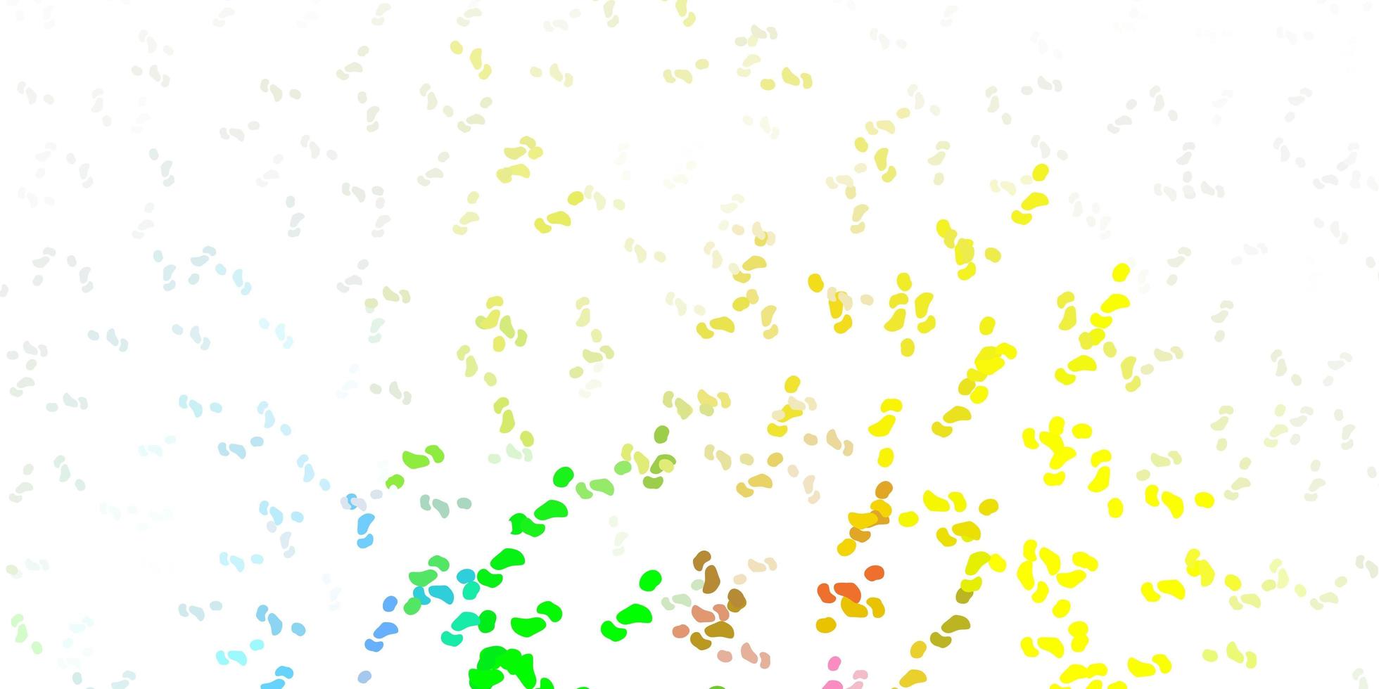 modèle vectoriel multicolore clair avec des formes abstraites.