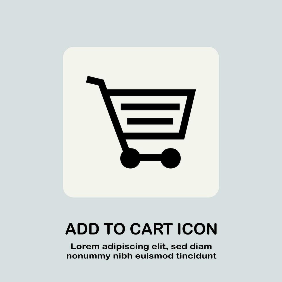 ajouter à Chariot icône, achats Chariot icône vecteur sur isolé blanc Contexte.