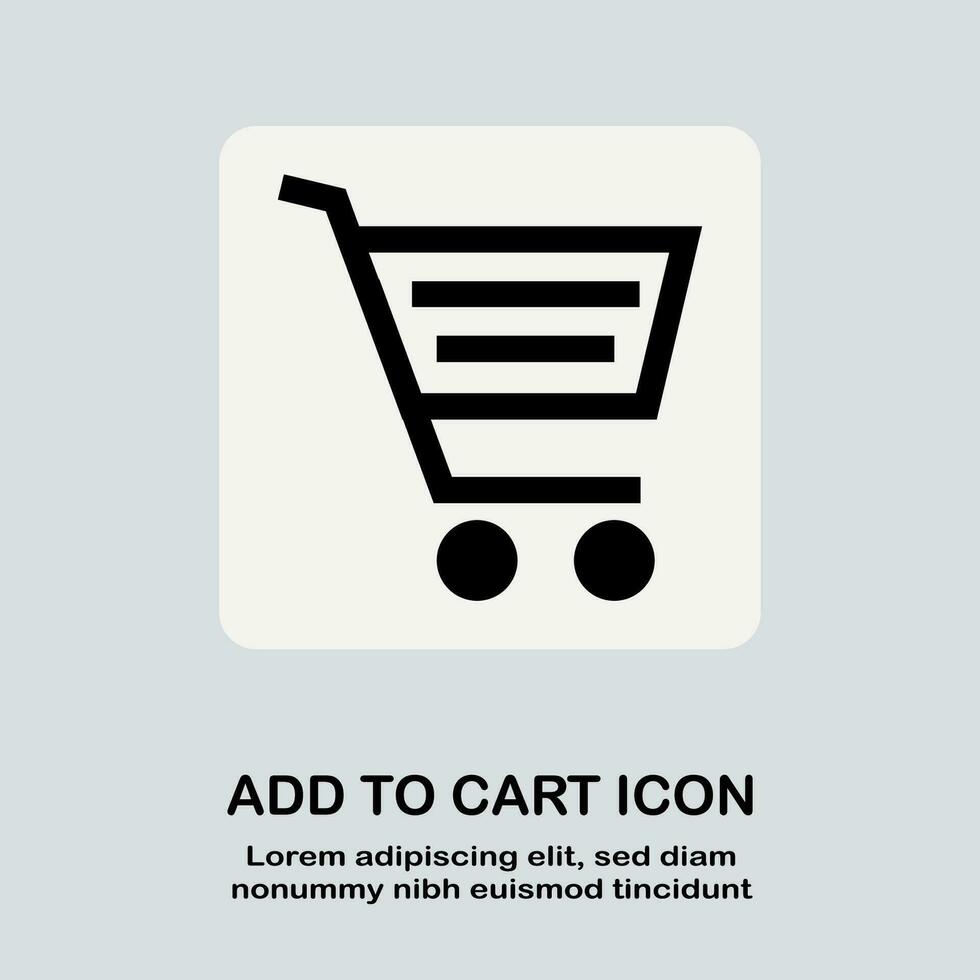 ajouter à Chariot icône, achats Chariot icône vecteur sur isolé blanc Contexte.