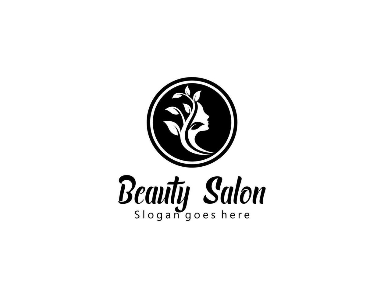 beauté salon logo collection modèle p vecteur