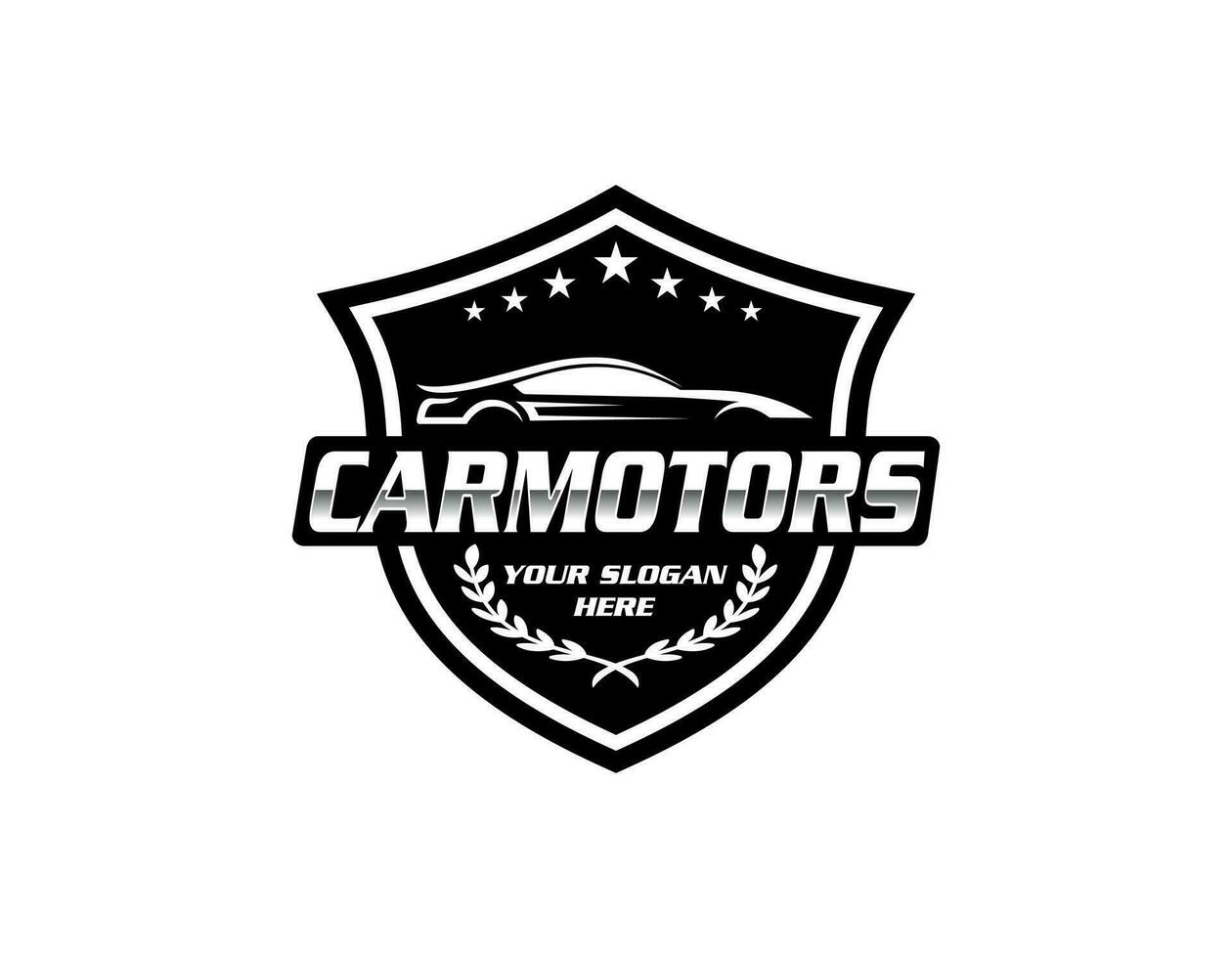 automobile sport voiture courses logo tamplate vecteur