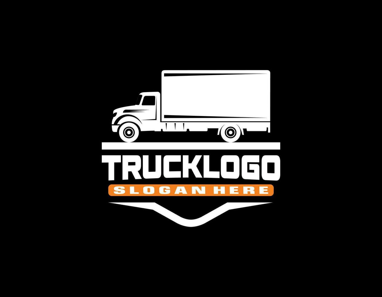 une modèle de un camion logo, cargaison logo, livraison cargaison camions, la logistique logo vecteur