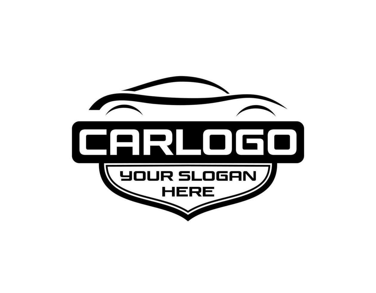 des sports voiture logo icône. moteur véhicule concession emblèmes vecteur