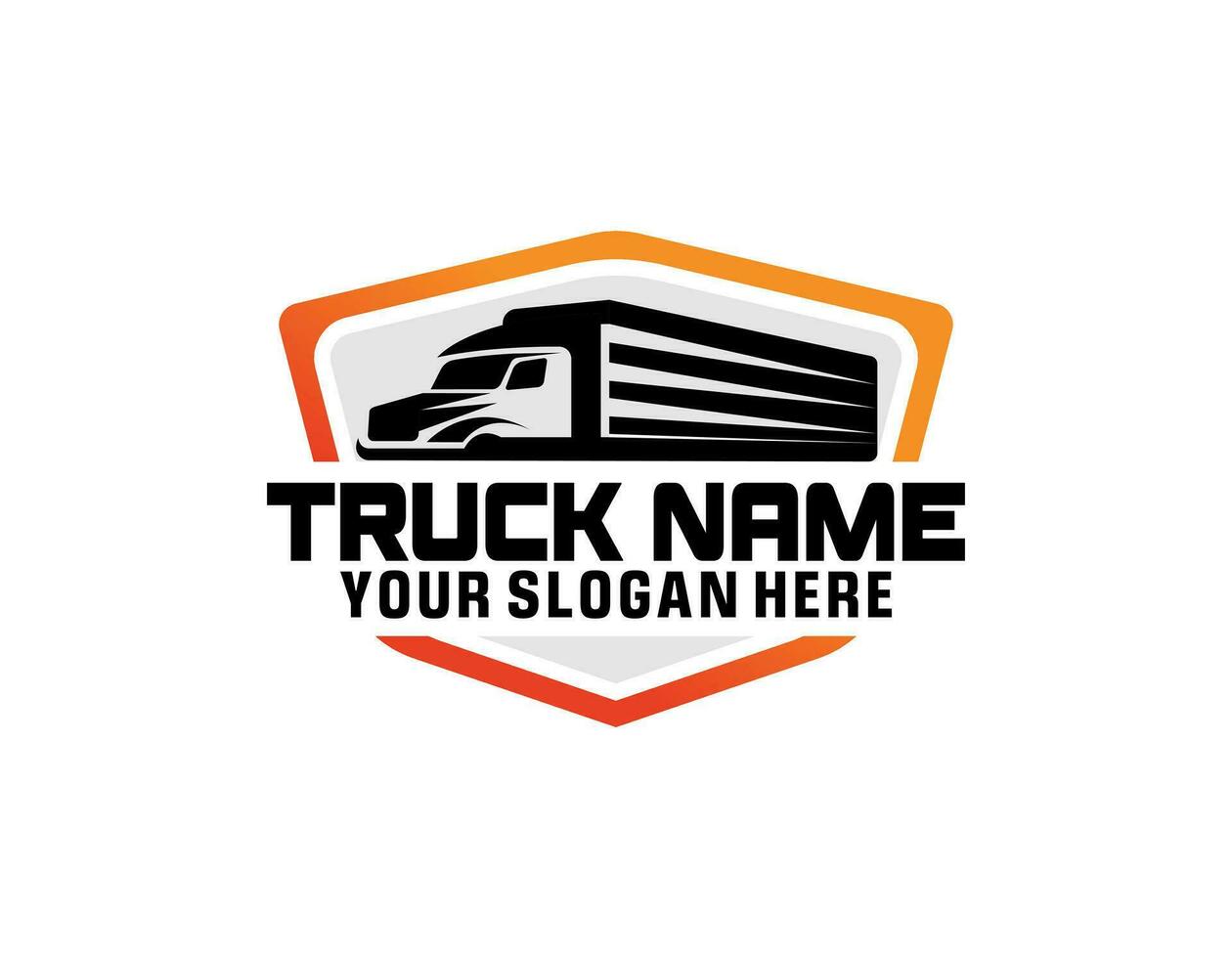 transport camionnage logistique logo vecteur