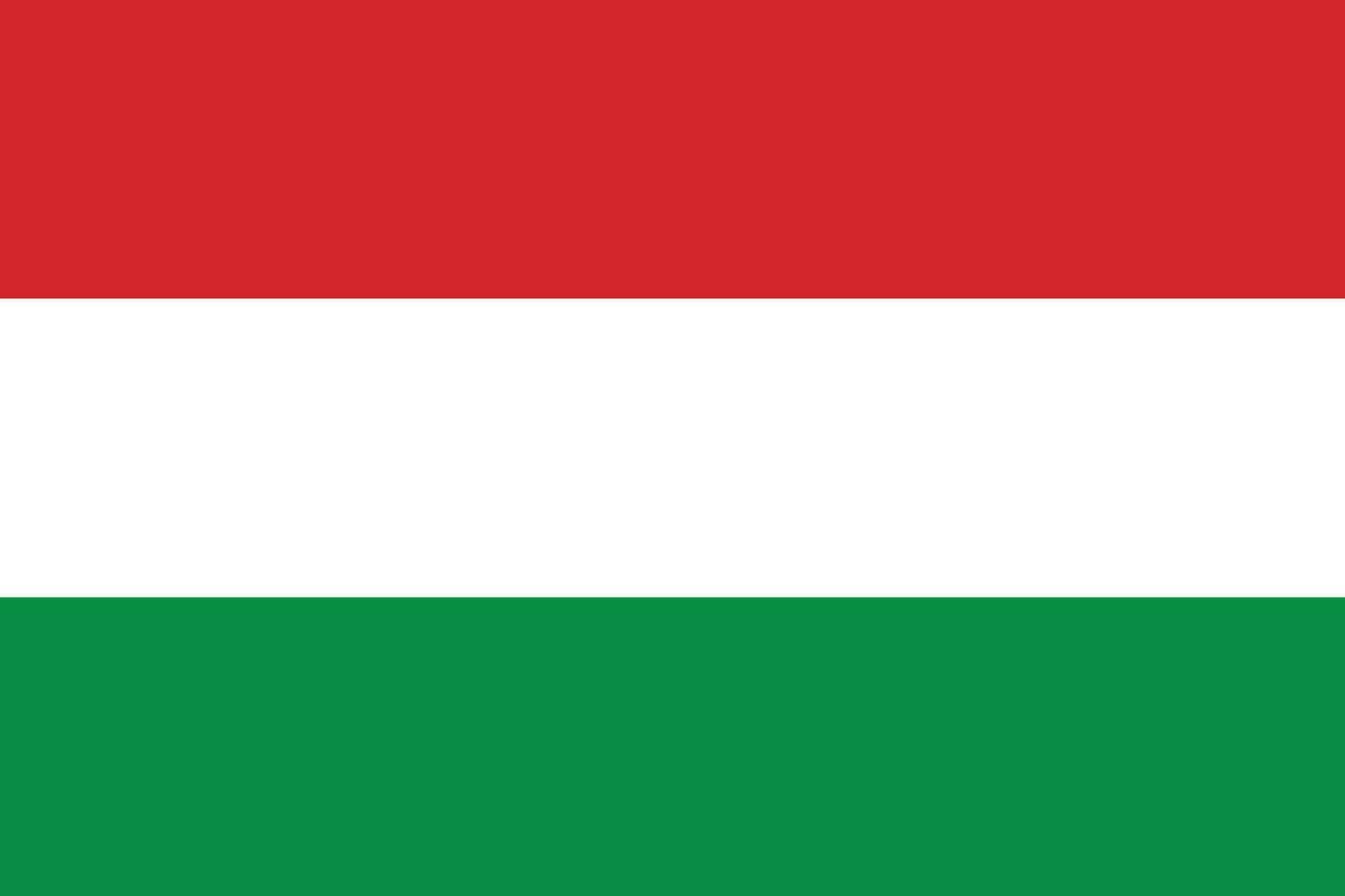 Hongrie nationale drapeau.hongrie drapeau dans le correct rapport vecteur