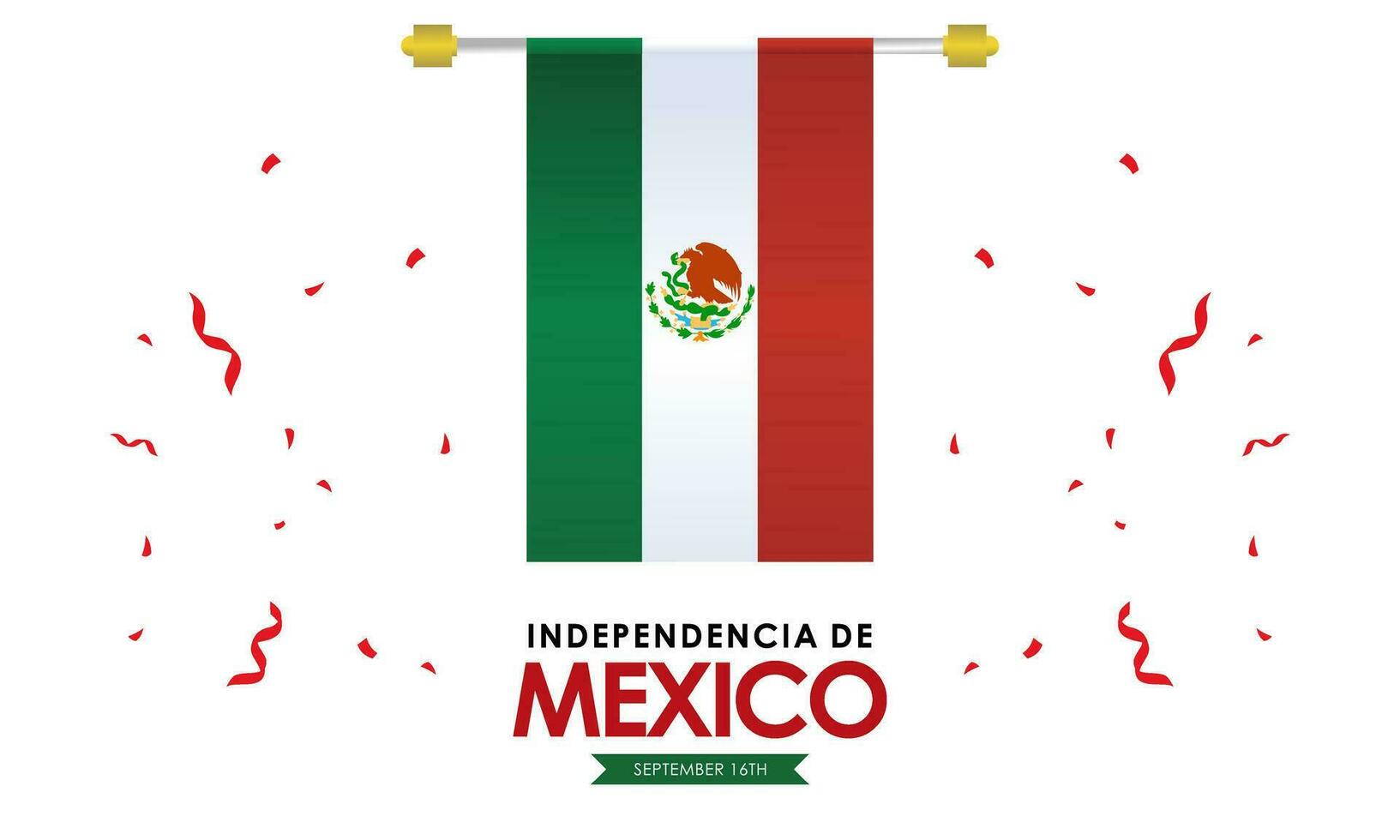 mexicain indépendance journée arrière-plan vecteur