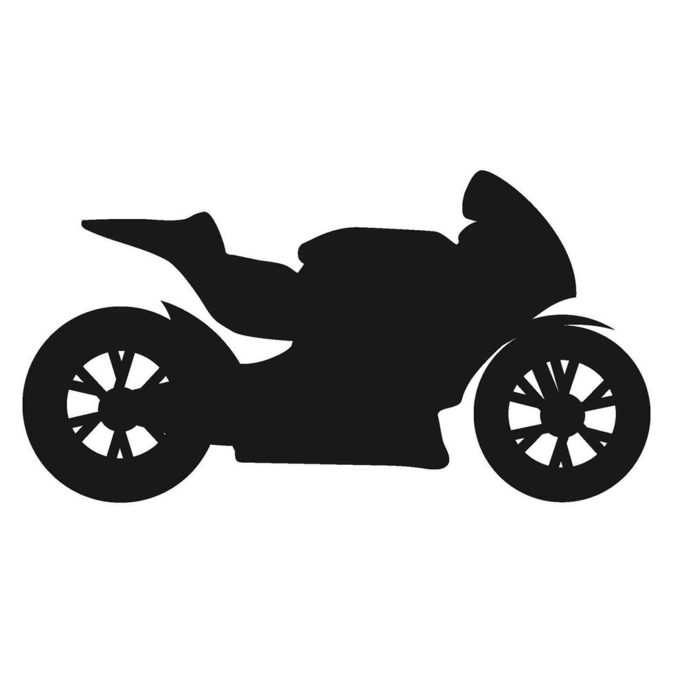 vecteur d'icône de moto