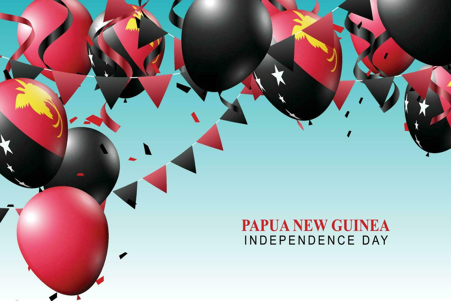 papouasie Nouveau Guinée indépendance journée Contexte. vecteur
