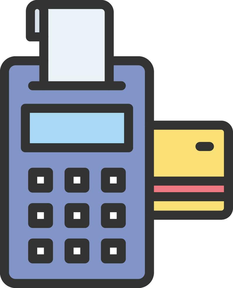 Paiement Terminal icône image. vecteur