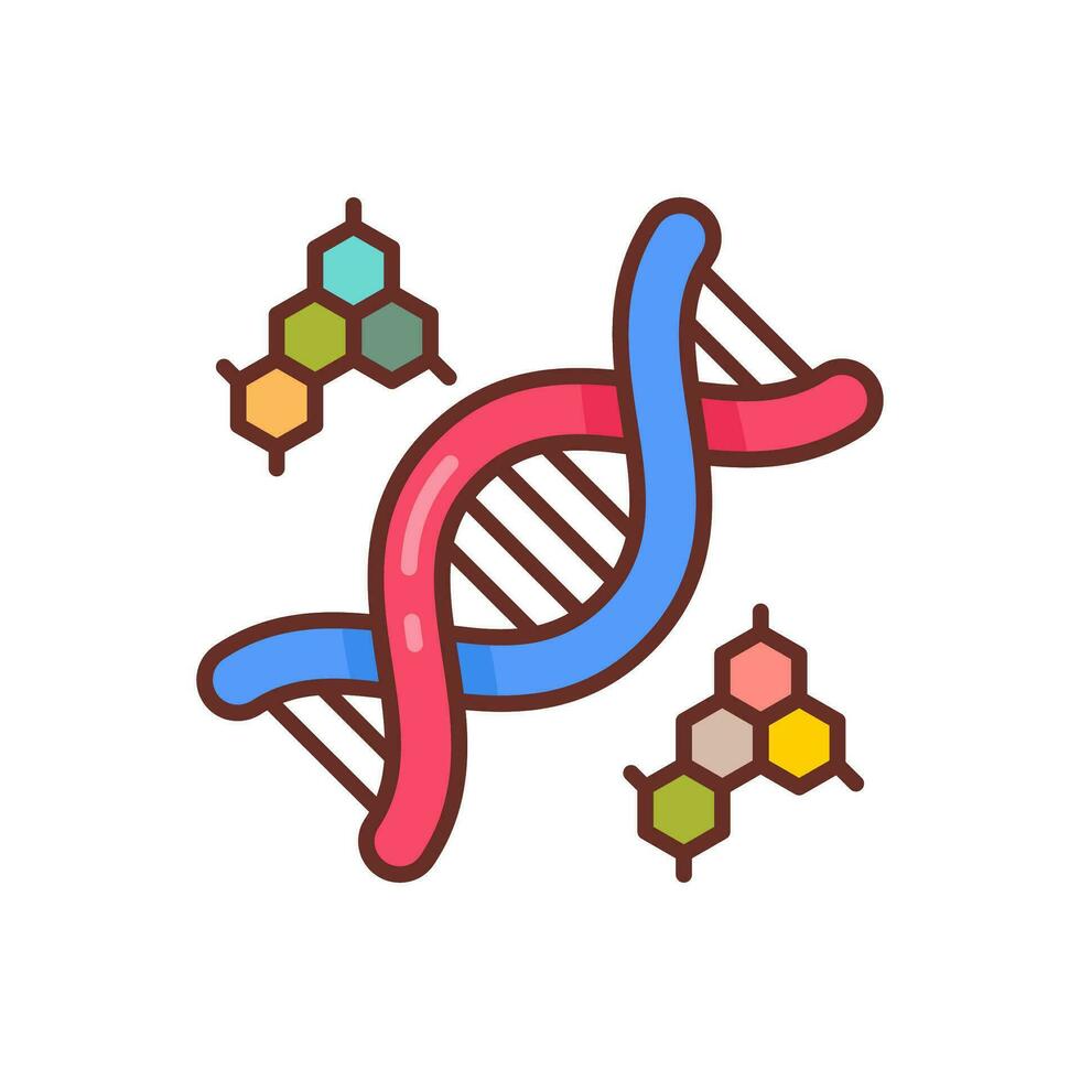 ADN icône dans vecteur. illustration vecteur