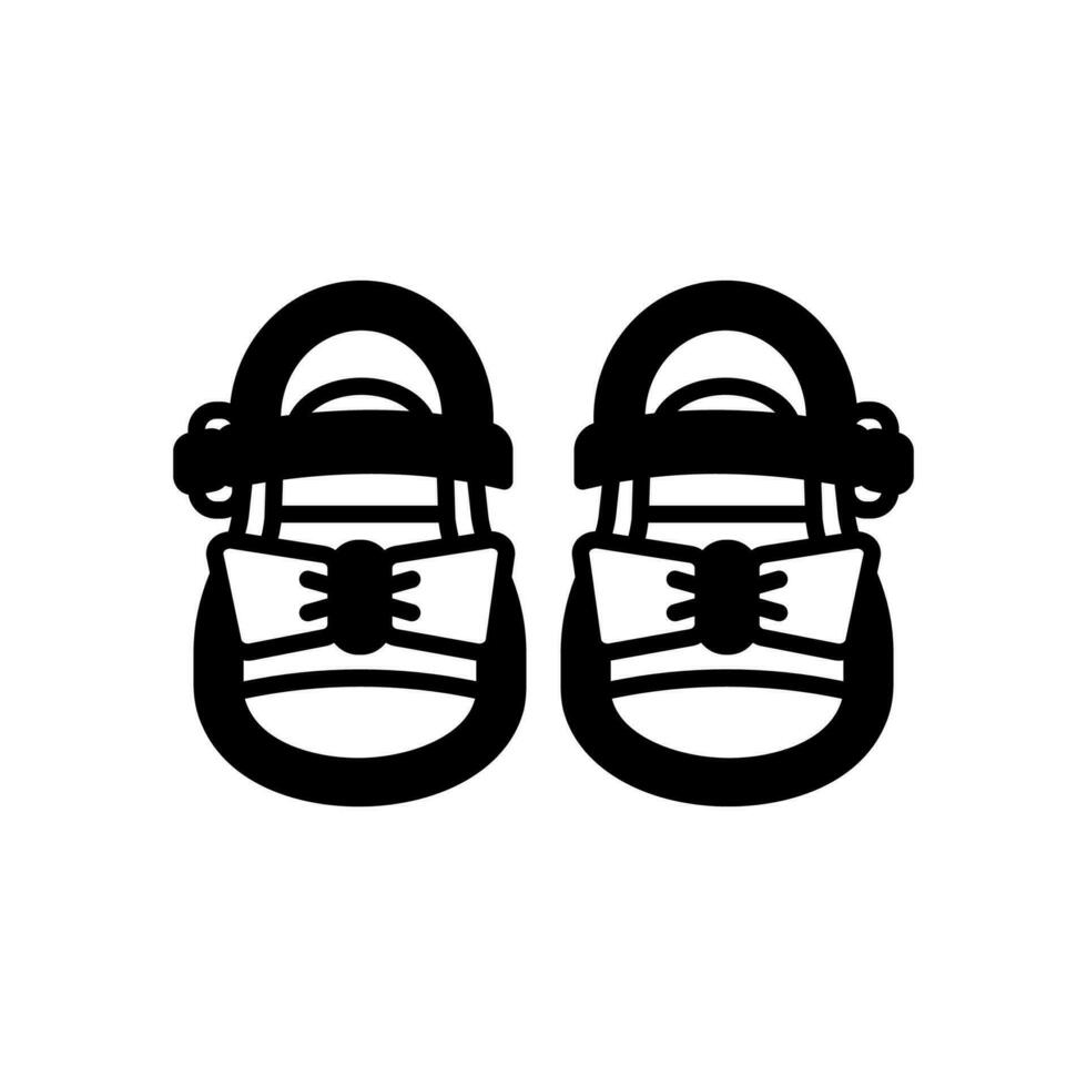 des sandales icône dans vecteur. illustration vecteur