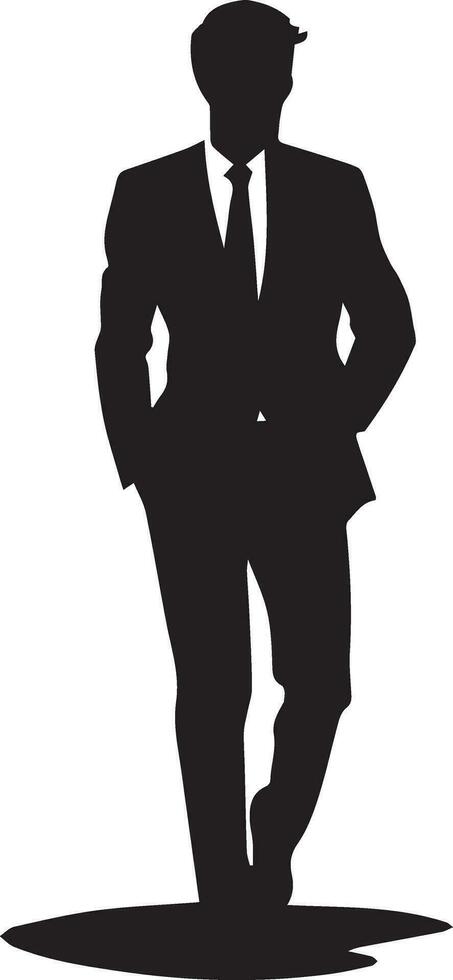 affaires homme vecteur silhouette illustration