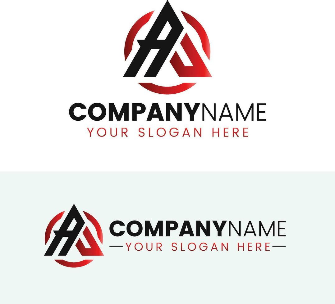 Créatif monogramme lettre au logo conception vecteur