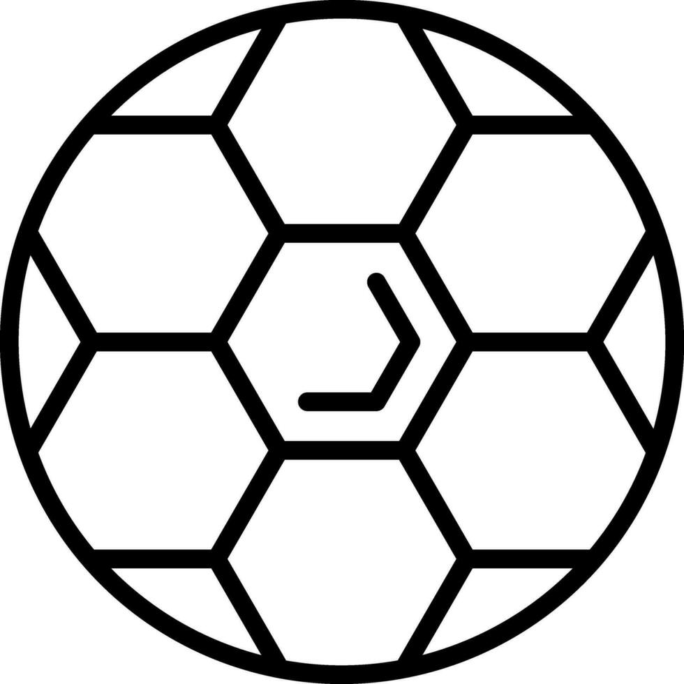 conception d'icône de vecteur de football