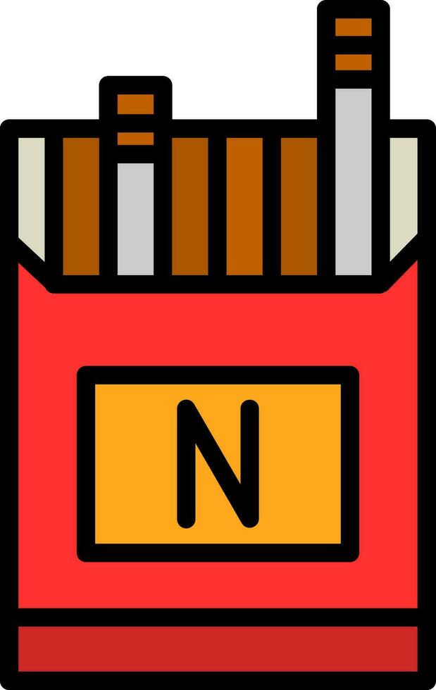 nicotine vecteur icône conception