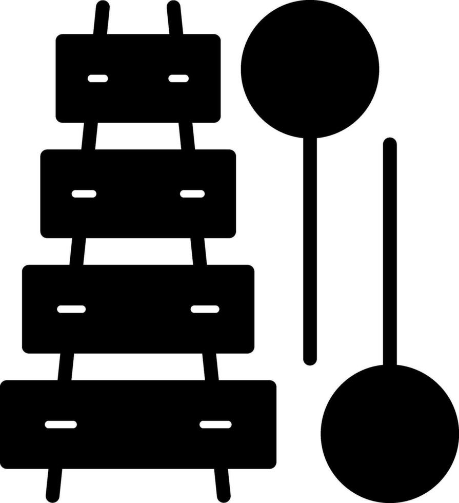 conception d'icône de vecteur de xylophone